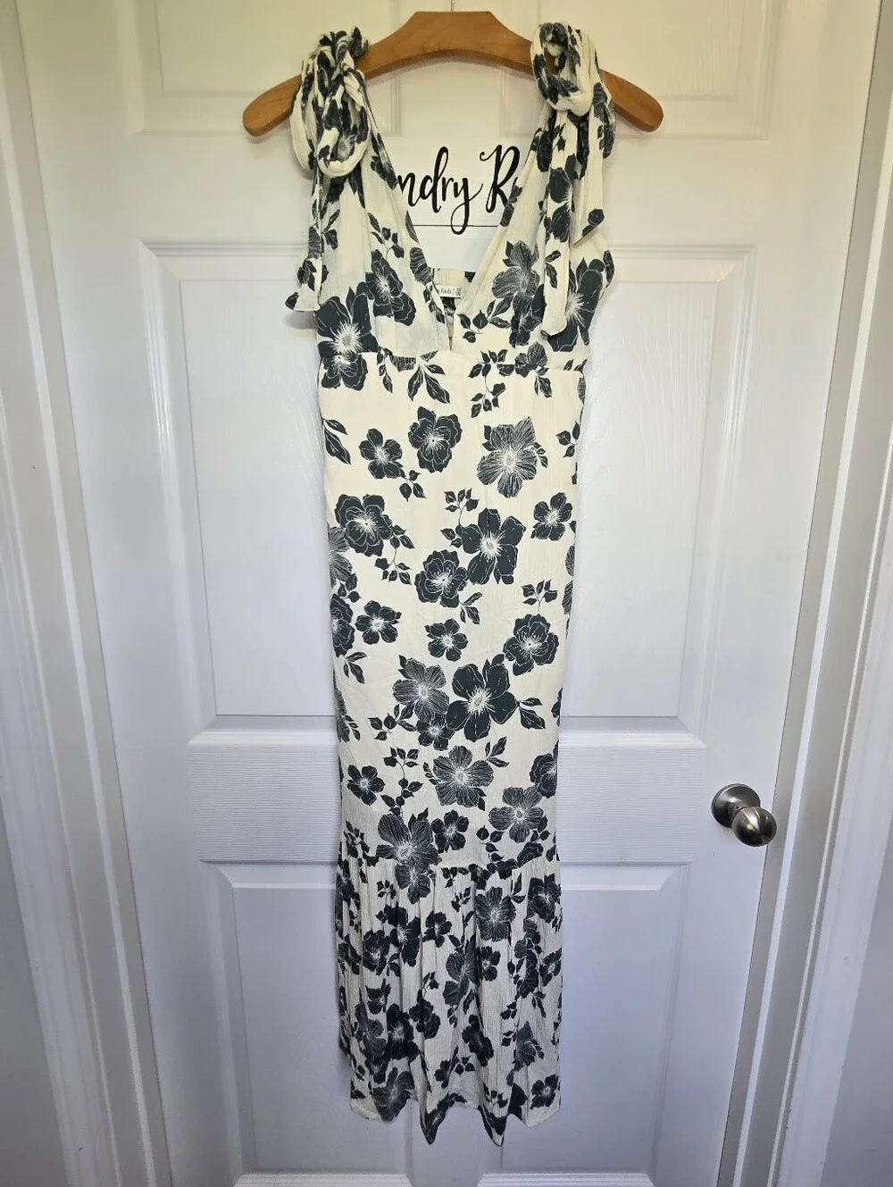 Abercrombie & Fitch Maxi Dress Women's XS Flowers Boho Summer Y2k Cottagecore